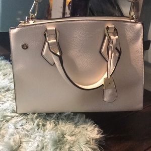 Cream handbag